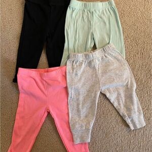 Carter's baby pants size 6-9 month. Set of 4
